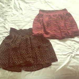 Two Old Navy Short Skirts